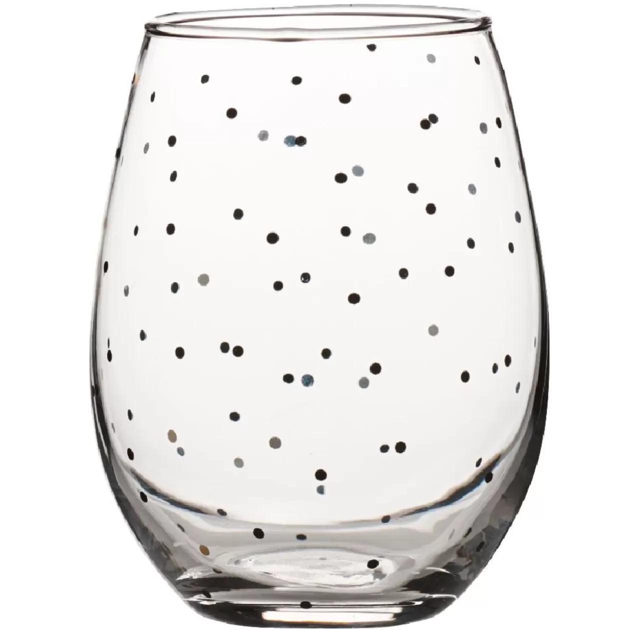 Gifi Verre à eau transparent motif pois< Vaisselle Et Accessoires De Table