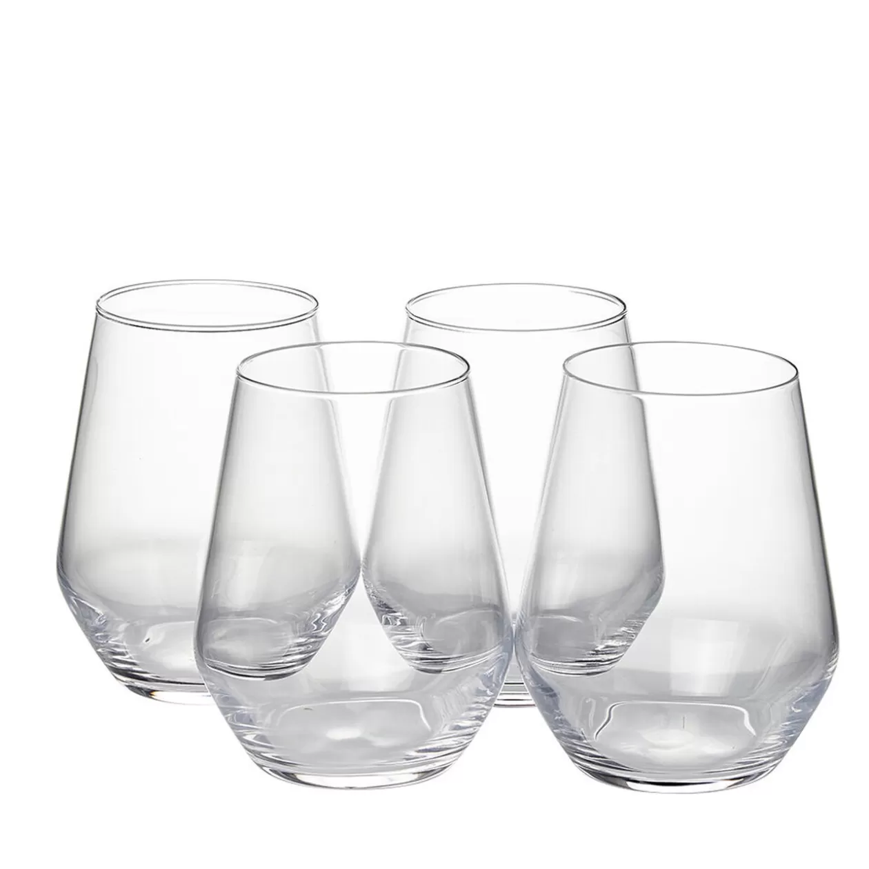 Gifi Verre à pied 47 cl x4 avec gobelet en verre 40 cl x4< Vaisselle Et Accessoires De Table