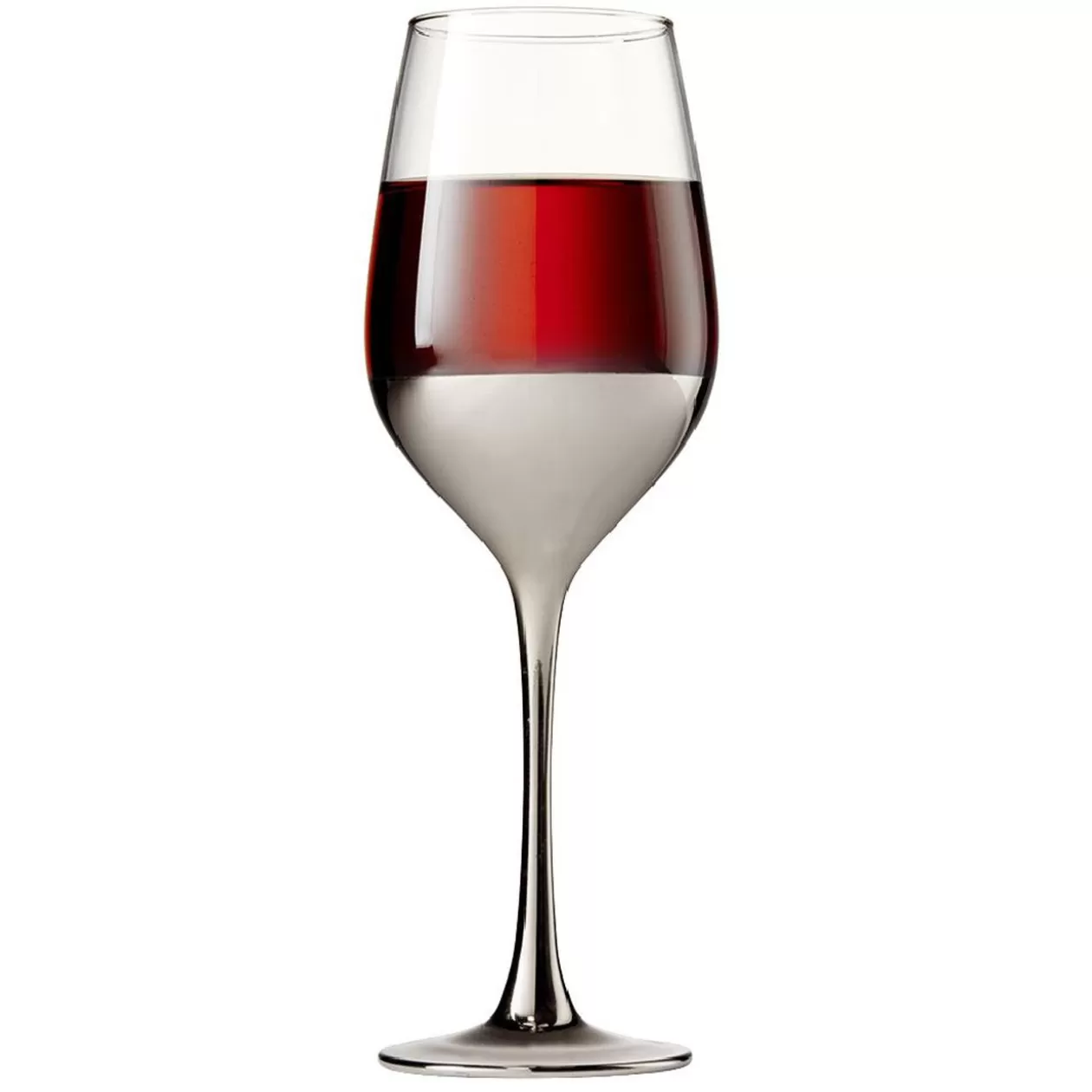 Gifi Verre à pied Oksana argenté 35cL x4< Vaisselle Et Accessoires De Table