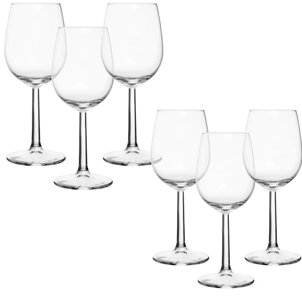 Gifi Verre à pied transparent 29,5cl x6< Vaisselle Et Accessoires De Table
