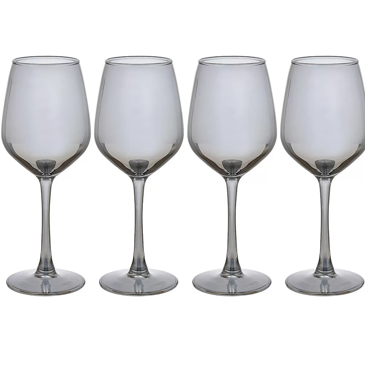 Verre à vin argenté x4>Gifi Sale