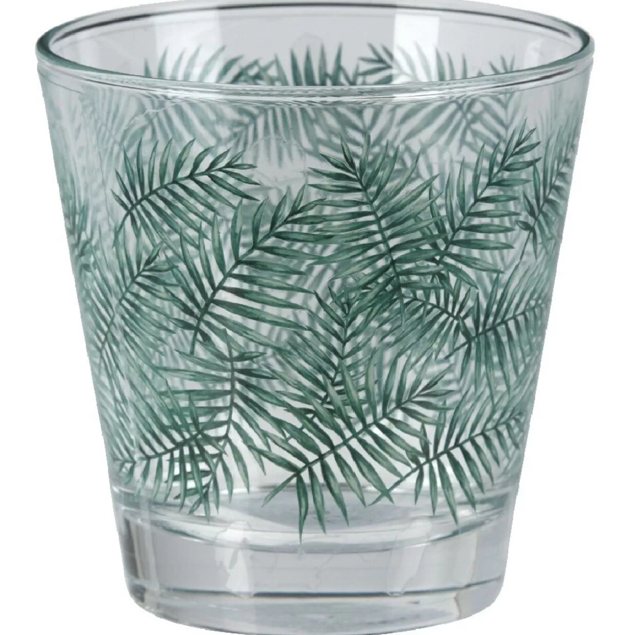 Gifi Verre bas style tropical motif feuillage 25cl x3< Vaisselle Et Accessoires De Table