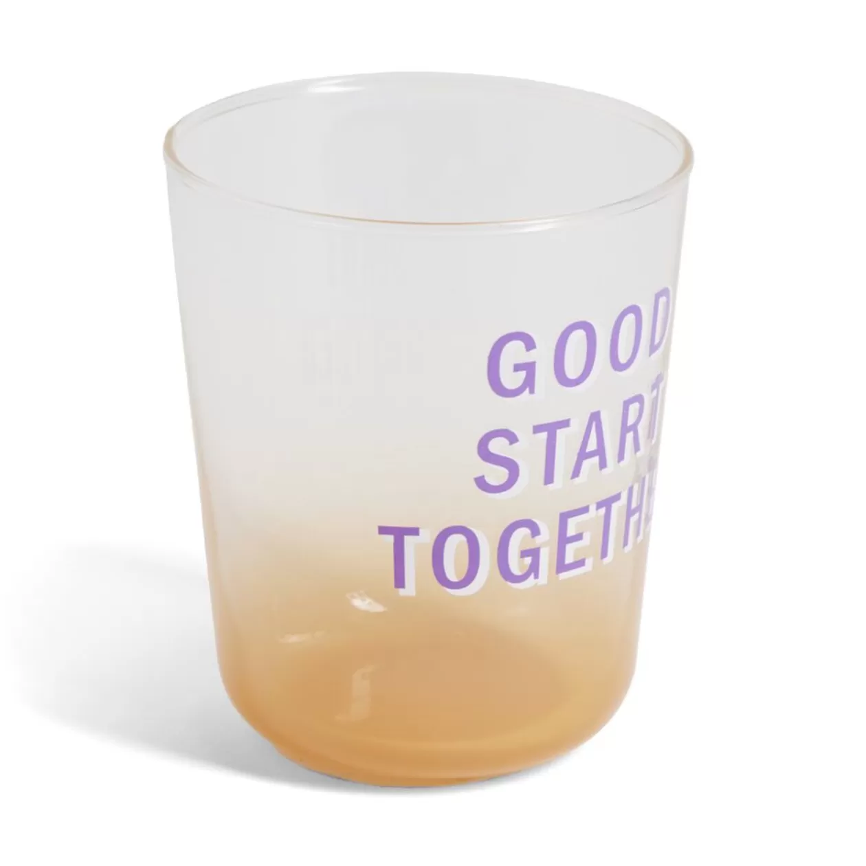 Gifi Verre coloré avec message 315ml< Vaisselle Et Accessoires De Table