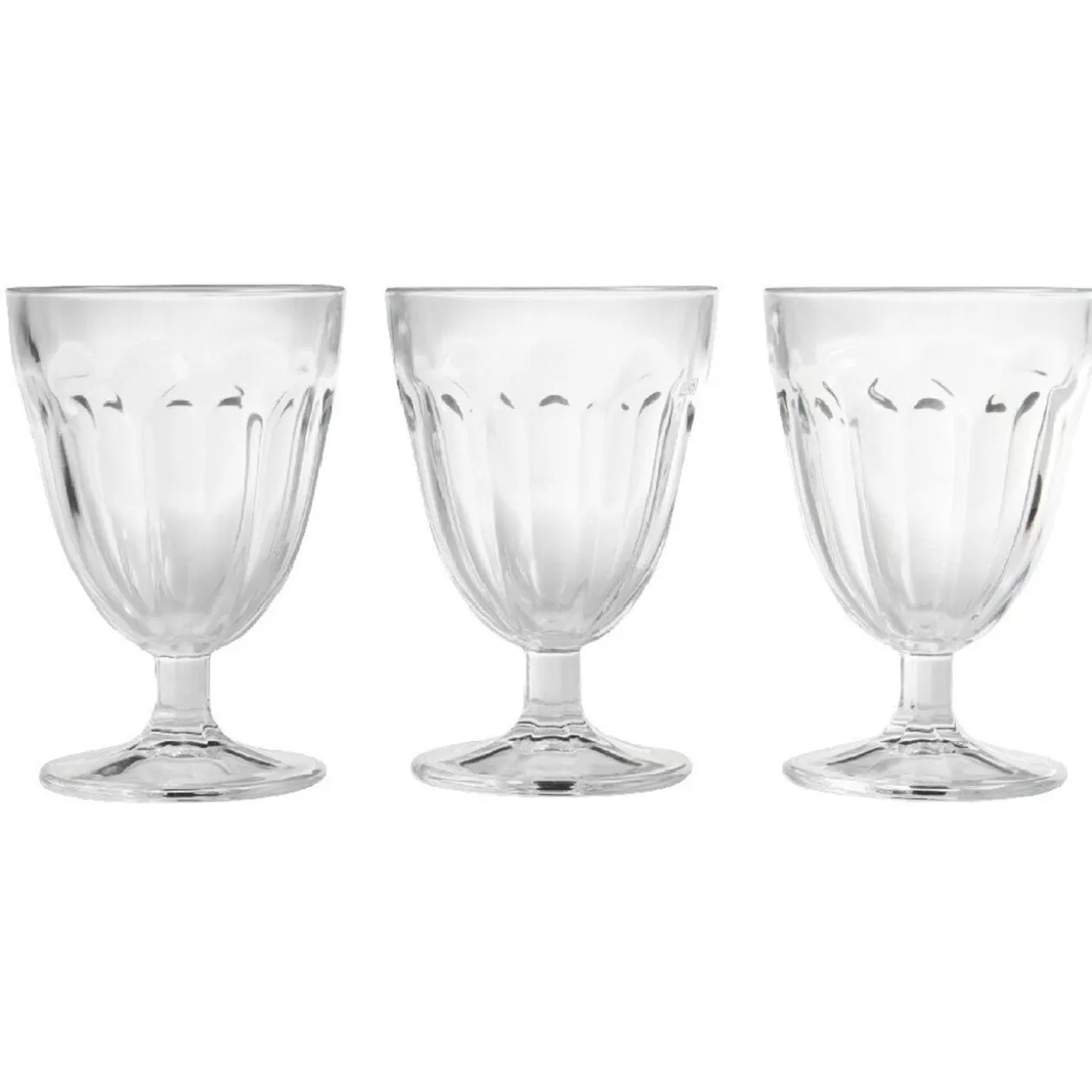 Gifi Verre haut à pied transparent haut Luminarc x3< Vaisselle Et Accessoires De Table