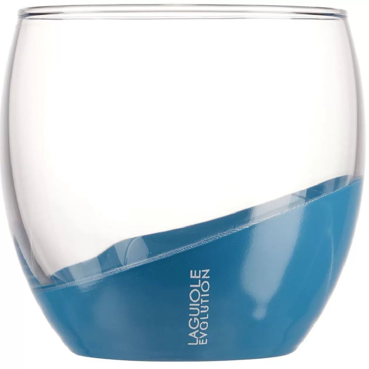 Verre Laguiole Evolution petit modèle transarent et bleu 34,5 cl>Gifi Best