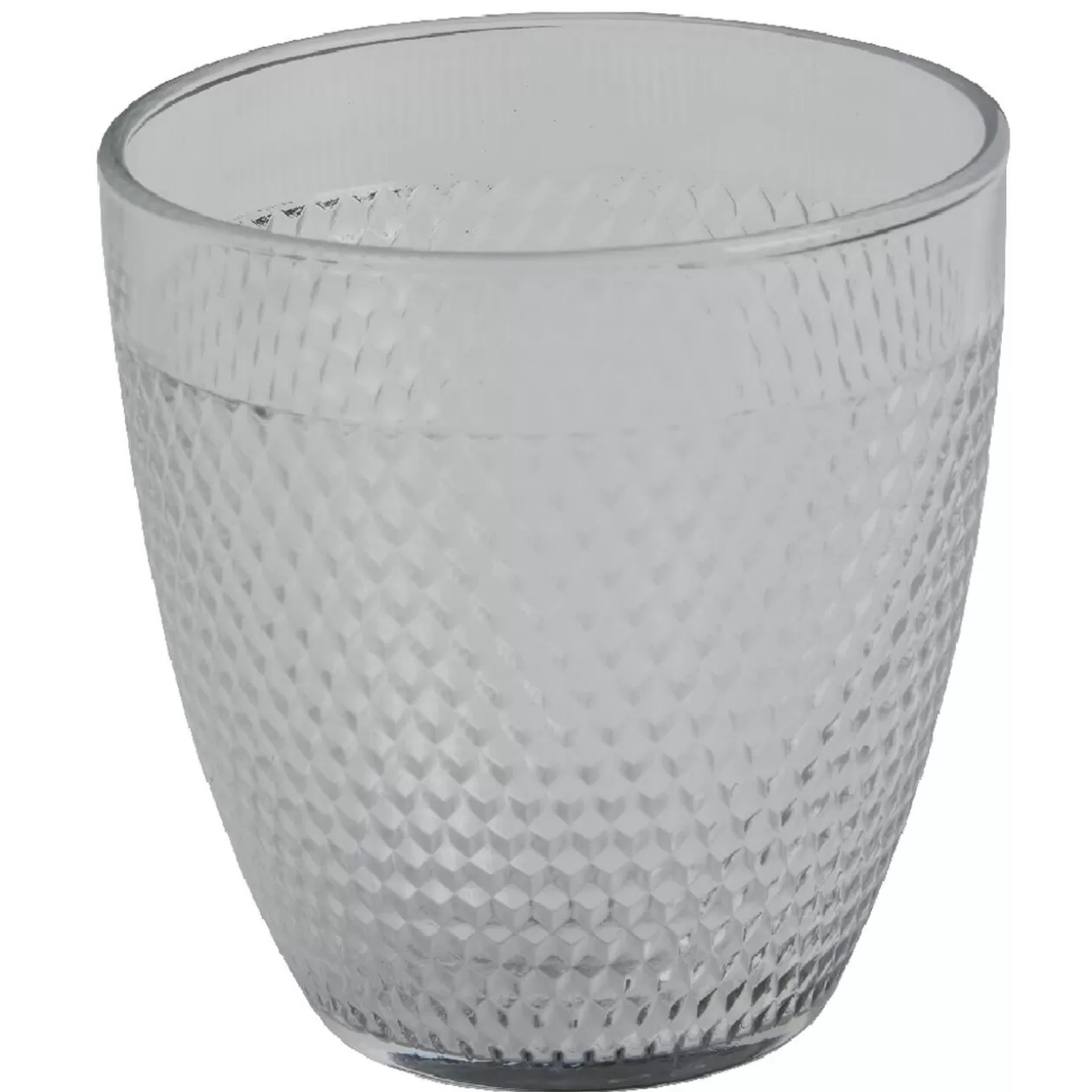 Gifi Verre transparent à relief x 3< Vaisselle Et Accessoires De Table