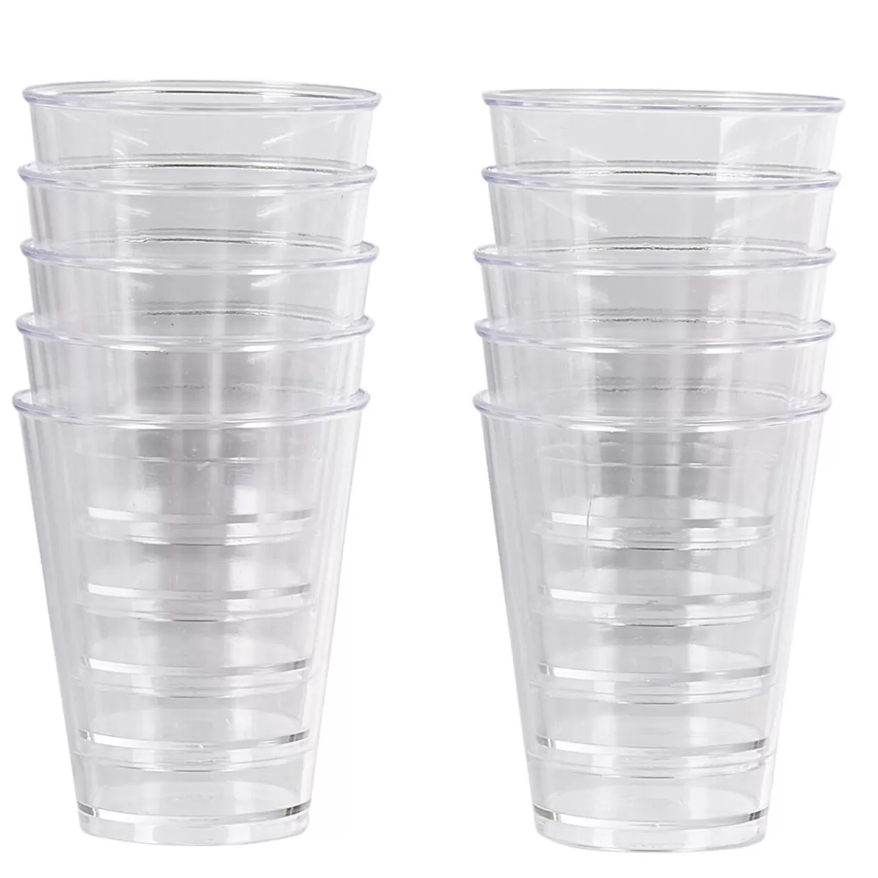 Gifi Verrine ronde haute en plastique réutilisable x10< Vaisselle Et Accessoires De Table